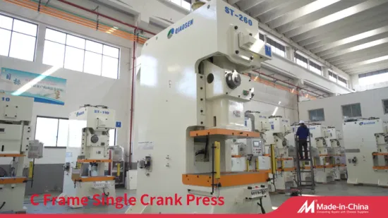 C Frame Single Point Crank Servo Precision Power Press Machine for Metal Stamping