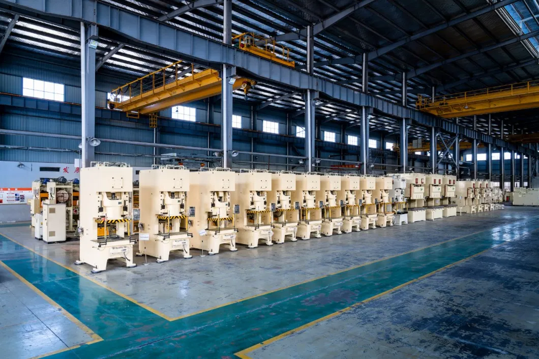 Mechanical Power Press Machine with Automatic Nc Servo Feeder and Progressive Die