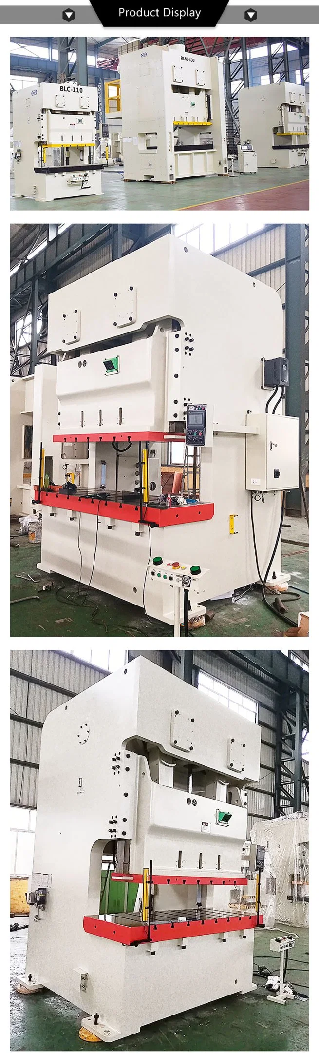 200 Ton C Frame Two Point Metal Stamping Machine Punching Power Press